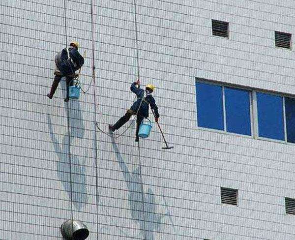 高空安装，高空外墙清洗